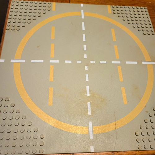 Lego grey plastic baseplate - lego,