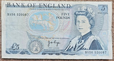 Bank england five pound - england, £5