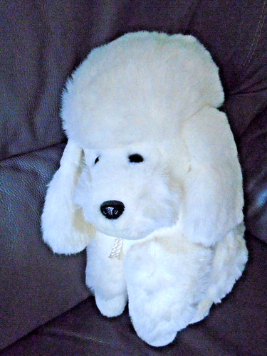 Vintage 1970 fluffy poodle - ,