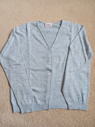 Grey summer cardigan with - , long