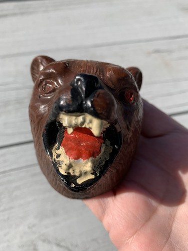 Vintage bear head - head, cub
