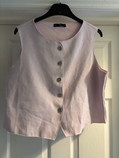 Tesco F&F pink waist coat size