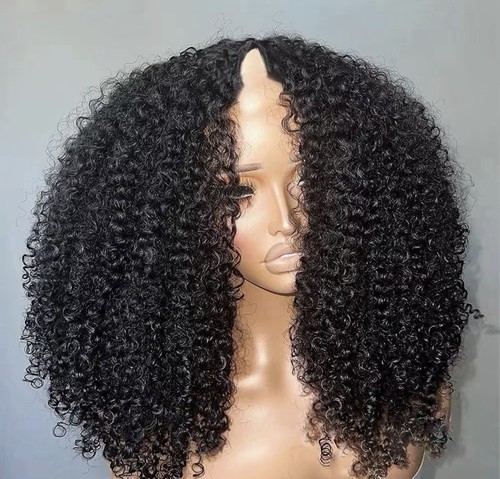 Human hair part wig - part,