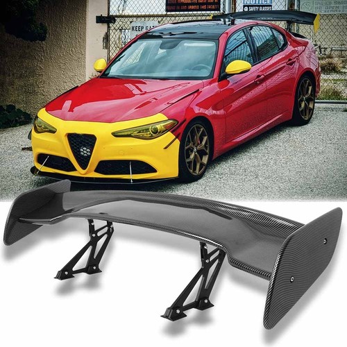 Carbon rear trunk spoiler - rear,