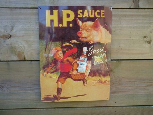 Large 40cm vintage - metal, sign
