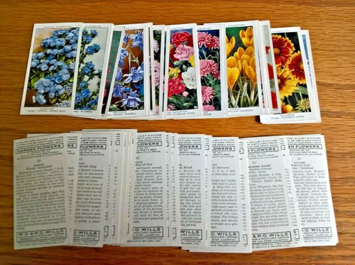 Wills cigarette cards garden - cigarette, cards: