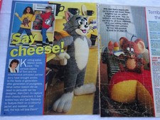 ALAN DART " TOM & JERRY "  TOYS & SWEATER  KNITTING  PATTERN  26" TO 34 "   DK