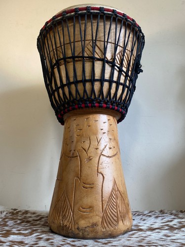 Senegalese rope tuned djembe - rope-tuned,