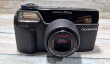 Olympus Superzoom 80 Wide 35MM Film Camera With Case Film Tested