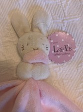 M&S Pink White Bunny Rabbit