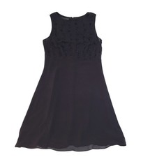 Laura Ashley Dress Evening Silk Fit & Flare Beaded  Bnwt Women's Size XL 16 L913