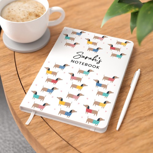 Dog notebook gift dachshund - dog,