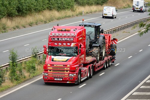 Truck photo 12x8 scania 164l - -,