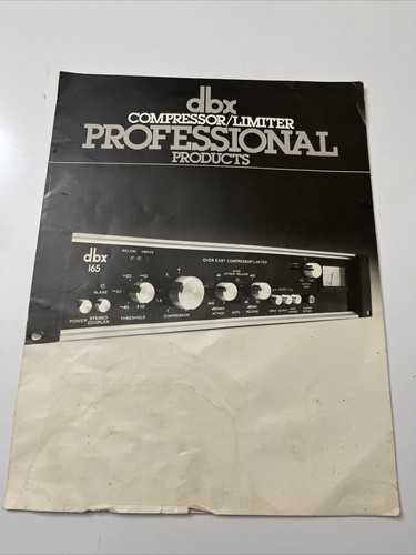 Vintage dbx compressor limiter - vintage, compressor/limiter