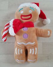 CHRISTMAS GINGERBREAD MAN WITH CANDY CANE PLUSH soft toy SHREK xmas RARE film 