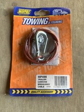 Maypole Breakaway Safety Cable Red 1m X 2mm Towing Trailer Caravan Towbar MP498
