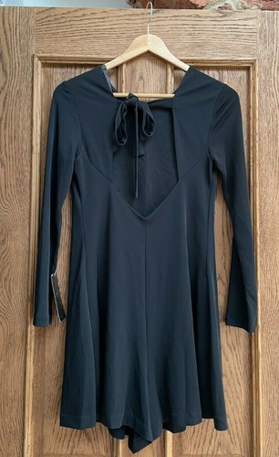 Zara black playsuit size small - zara,