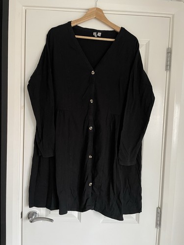 Asos black button - black,
