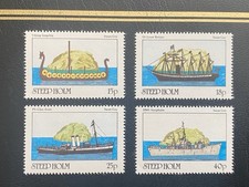 GB Local Issues: Steep Holm 1982 Maritime Bristol Local Ships Stamps set MNH