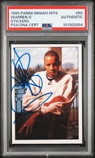 1995 Panini Smash Hits #50 Warren G Auto PSA/DNA Authentic