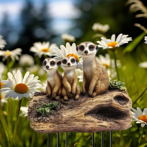Meerkat garden stake easy - meerkat,