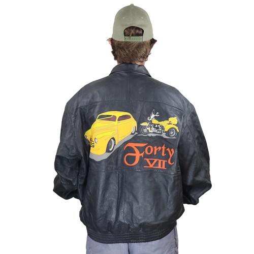 Vintage leather jacket - leather, william