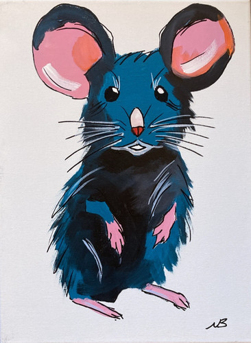 Cute mouse signed - mouse",
