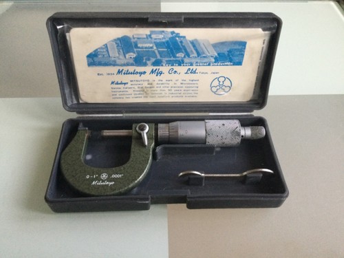 Vintage mitutoyo micrometer - vintage,