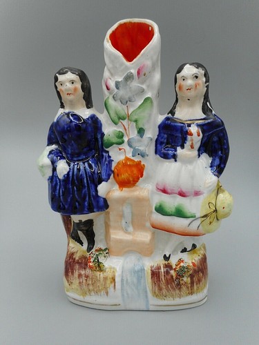 Staffordshire pottery figure - figure,