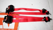 Front Pair Red Inertia Seat