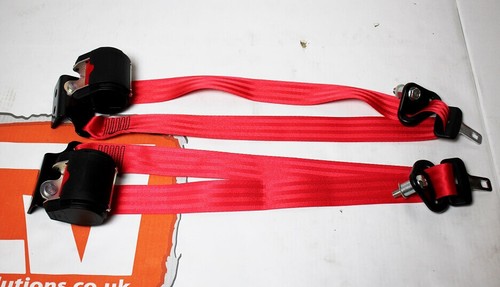 Front pair red inertia - front, seat