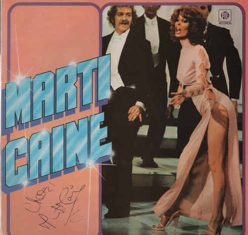 Signed marti caine - caine, lp