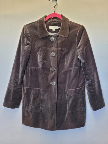Boden brown velvet button - velvet,