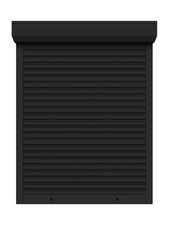 Aluminium garage door electric - aluminium,