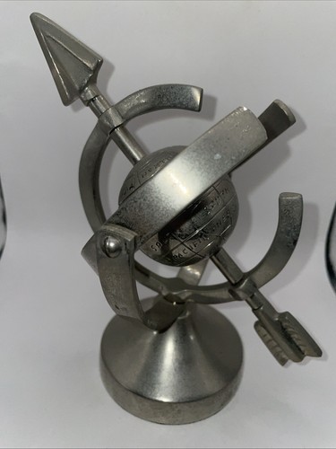 Vintage 80s silver metal - silver,
