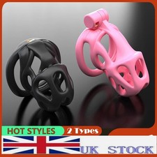 2025 NEW Cobra ES6 Male Chastity Device Breathable Cage Mini Lock with 4 Rings