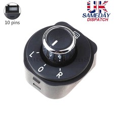 6RD959565B Rearview Mirror Adjust Knob Button Switch For VW Polo 6R 6C 2010-2017
