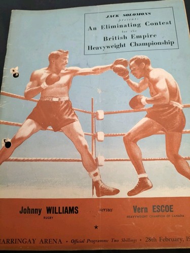 Vintage boxing johnny williams - johnny,