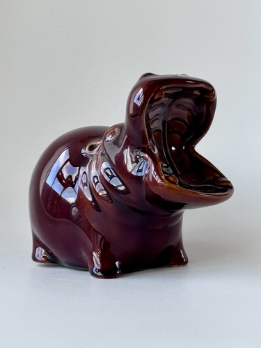 Rare denmead pottery hippo - rare,
