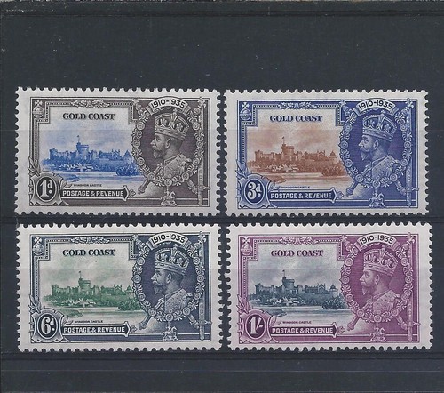Gold coast 1935 - silver, jubilee