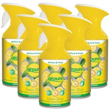 AirPure & Fresh Air Freshener Citrus Zing 250ml - Zesty Summer Fragrance