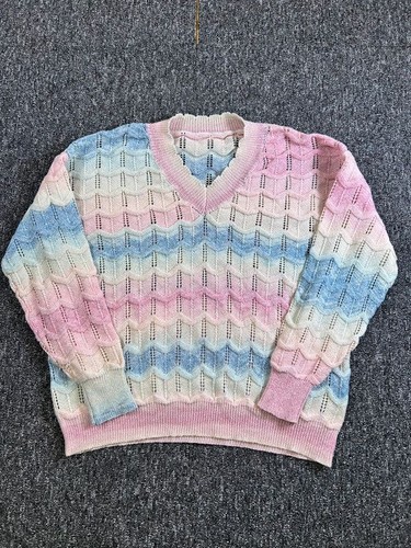 Funky bright rainbow cable