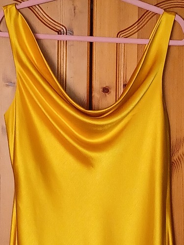 Ted baker gold satin - bias, cut