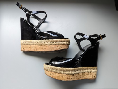 Gucci wedge sandals womens - gucci,