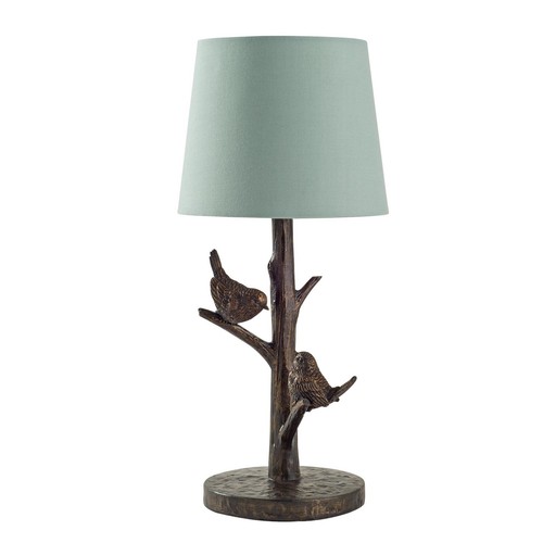 Bird table lamp brown - lamp, habitat