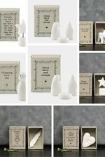 East of India Porcelain Matchbox House - Charming keepsake