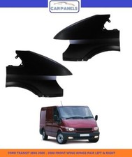 FORD TRANSIT FRONT WING WINGS MK6 2000 - 2006 PAIR LEFT & RIGHT LH & RH PRIMED