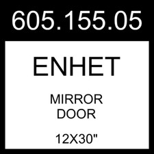 IKEA ENHET Mirror Door White