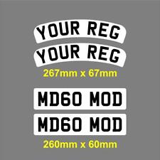 2 x White Classic Scooter Reg