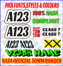 Autograss Race Numbers Set